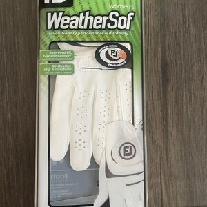 Women's WeatherSof Golf Glove - White